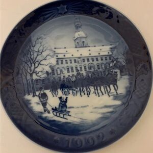 1992 dronningens karet the Royal coach Royal Copenhagen denmark Decorative Plate